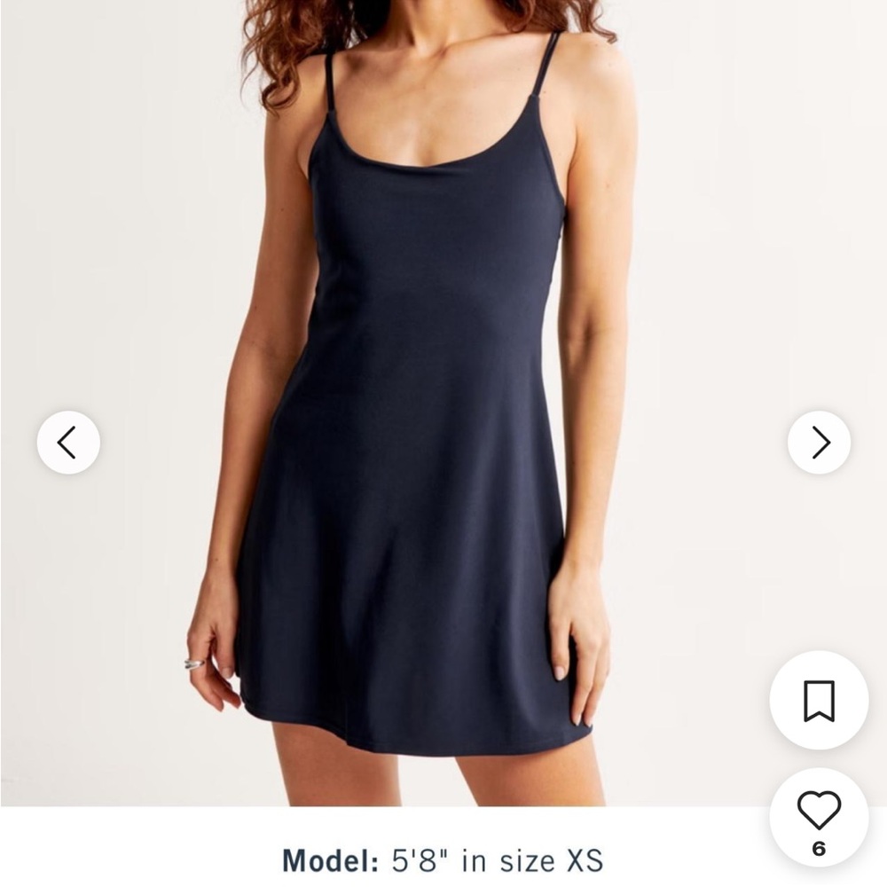 Abercrombie navy traveler dress Size Large